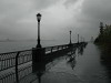A gray day in Battery Park, New York, USA
