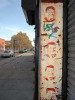 Reagan stencils, New York, USA
