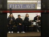 Waiting for the subway, New York, USA