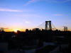 Williamsburg Bridge at dusk, New York, USA