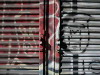 Closed shopfront, SoHo,, New York, USA