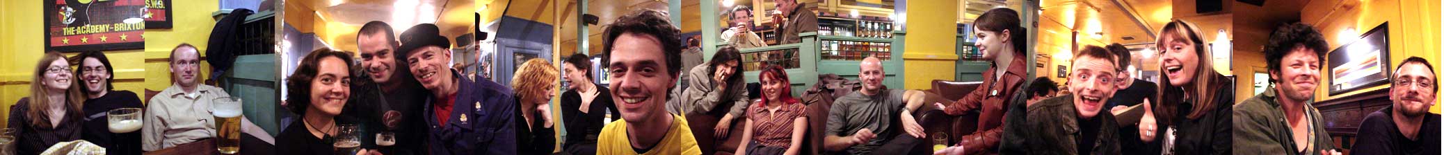 Editor's birthday, 3rd April, Albert, Brixton 2002