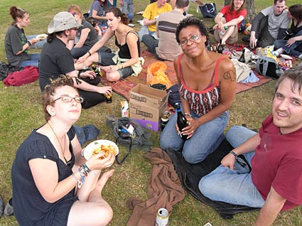 Brockwell Park picnic and Vicky's birthday, Brixton, London, 14th July 2007, urban75 party