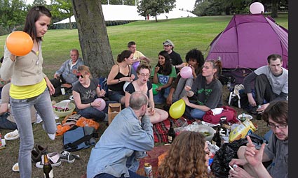 Brockwell Park picnic and Vicky's birthday, Brixton, London, 14th July 2007, urban75 party