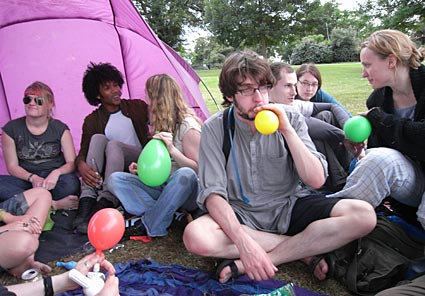 Brockwell Park picnic and Vicky's birthday, Brixton, London, 14th July 2007, urban75 party