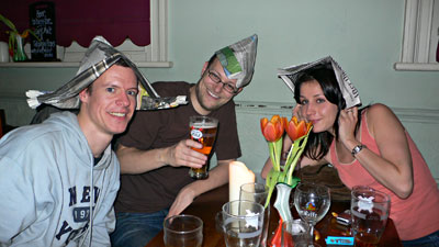 Drinking at the 'Come Down and Meet the Folks' roots/country club, The Apple Tree, 45 Mount Pleasant, Clerkenwell, London WC1