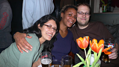 Drinking at the 'Come Down and Meet the Folks' roots/country club, The Apple Tree, 45 Mount Pleasant, Clerkenwell, London WC1