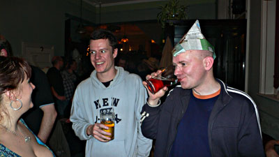 Drinking at the 'Come Down and Meet the Folks' roots/country club, The Apple Tree, 45 Mount Pleasant, Clerkenwell, London WC1