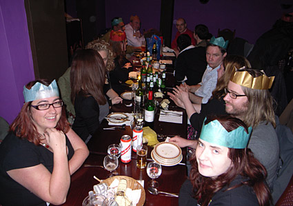 urban75 Christmas curry - a delightful festive meal at the fabulous Khan's restaurant, Brixton