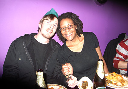 urban75 Christmas curry - a delightful festive meal at the fabulous Khan's restaurant, Brixton