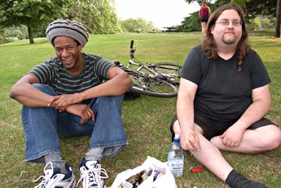urban75 picnic at Brockwell Park, Brixton, south London, UK June 2006