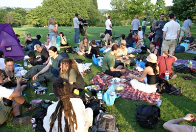 urban75 picnic at Brockwell Park, Brixton, south London, UK June 2006
