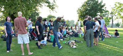 urban75 picnic at Brockwell Park, Brixton, south London, UK June 2006
