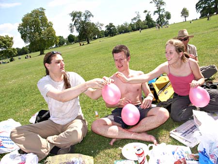 urban75 picnic at Brockwell Park, Brixton, south London, UK June 2006