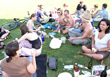 urban75 picnic at Brockwell Park, Brixton, south London, UK June 2006