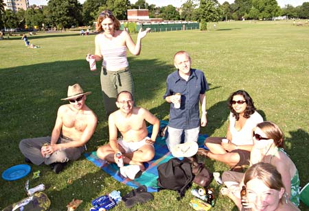 urban75 picnic at Brockwell Park, Brixton, south London, UK June 2006