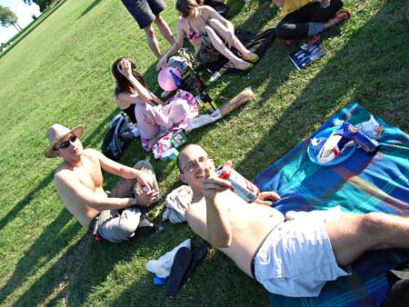 urban75 picnic at Brockwell Park, Brixton, south London, UK June 2006