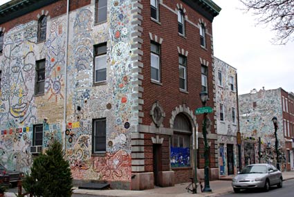 Magic Garden mosaic murals, South Street and 1003 Kater Street, Philadelphia, 19147, PA, US