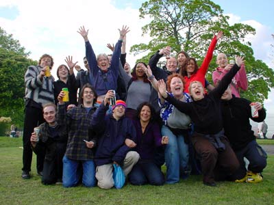 urban75 crew in full effect! Jayday, Cannabis Festival, Brockwell Park, South London 4th May 2002