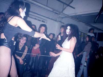 Halloween Party, Cooltan squat, Coldharbour Lane, Brixton 1994