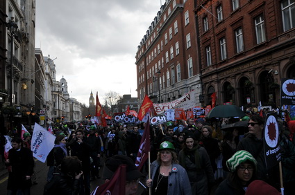Put People First G20 Demonstration: 'Jobs, Justice, Climate', central London march and Hyde park rally, 28th March, 2009