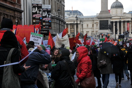 Put People First G20 Demonstration: 'Jobs, Justice, Climate', central London march and Hyde park rally, 28th March, 2009