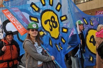 Put People First G20 Demonstration: 'Jobs, Justice, Climate', central London march and Hyde park rally, 28th March, 2009