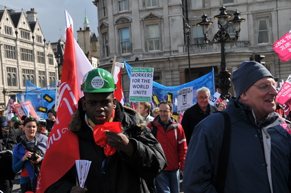 Put People First G20 Demonstration: 'Jobs, Justice, Climate', central London march and Hyde park rally, 28th March, 2009