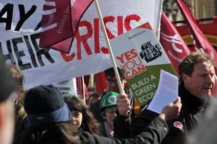 Put People First G20 Demonstration: 'Jobs, Justice, Climate', central London march and Hyde park rally, 28th March, 2009