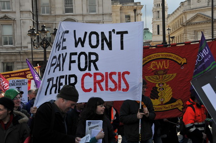 Put People First G20 Demonstration: 'Jobs, Justice, Climate', central London march and Hyde park rally, 28th March, 2009