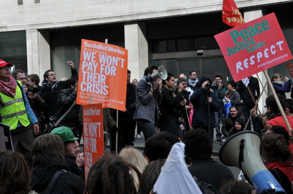 Put People First G20 Demonstration: 'Jobs, Justice, Climate', central London march and Hyde park rally, 28th March, 2009
