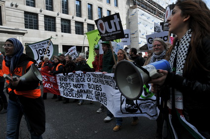Put People First G20 Demonstration: 'Jobs, Justice, Climate', central London march and Hyde park rally, 28th March, 2009