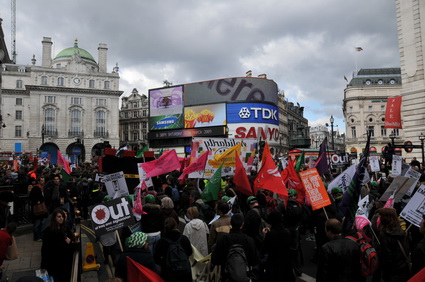 Put People First G20 Demonstration: 'Jobs, Justice, Climate', central London march and Hyde park rally, 28th March, 2009