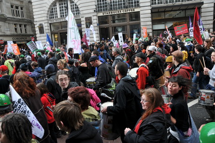 Put People First G20 Demonstration: 'Jobs, Justice, Climate', central London march and Hyde park rally, 28th March, 2009