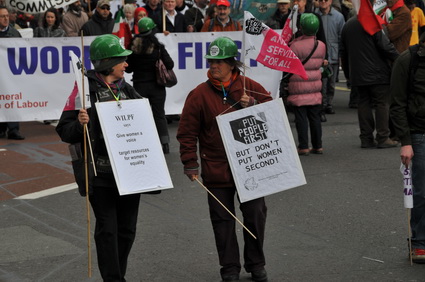 Put People First G20 Demonstration: 'Jobs, Justice, Climate', central London march and Hyde park rally, 28th March, 2009