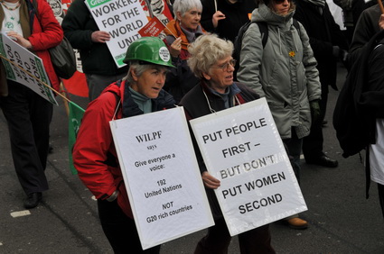 Put People First G20 Demonstration: 'Jobs, Justice, Climate', central London march and Hyde park rally, 28th March, 2009