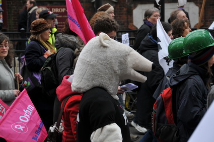 Put People First G20 Demonstration: 'Jobs, Justice, Climate', central London march and Hyde park rally, 28th March, 2009