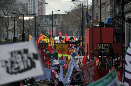 Put People First G20 Demonstration: 'Jobs, Justice, Climate', central London march and Hyde park rally, 28th March, 2009