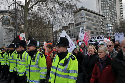 Put People First G20 Demonstration: 'Jobs, Justice, Climate', central London march and Hyde park rally, 28th March, 2009