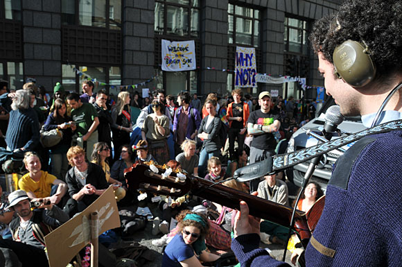 G20 and Climate Camp protests at the Bank of England and Bishopgate, City of London, London, 1st April 2009
