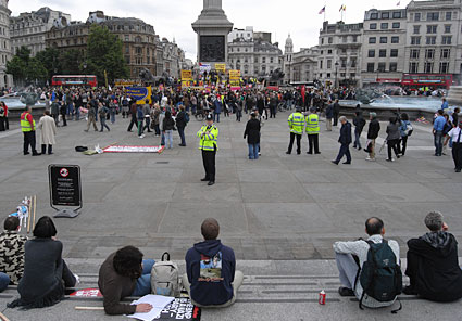 Love Music Hate Racism (LMHR) and Unite Against Fascism (UAF)'s national demonstration and carnival parade against fascism and racism on Saturday 21 June 2008, London