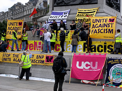 Love Music Hate Racism (LMHR) and Unite Against Fascism (UAF)'s national demonstration and carnival parade against fascism and racism on Saturday 21 June 2008, London