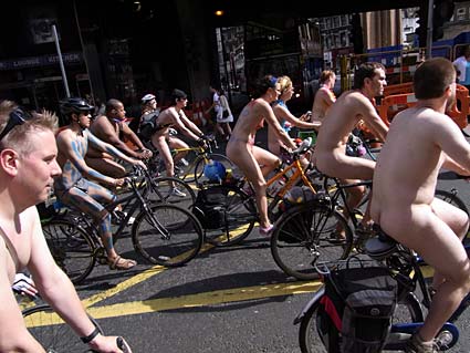 London World Naked Bike Ride, Oxford Street, Saturday, 12th June 2009