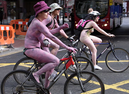 London World Naked Bike Ride, Oxford Street, Saturday, 12th June 2009