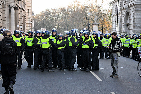 Student national demonstration against the cuts, Parliament, London, Thursday 9th December, 2010