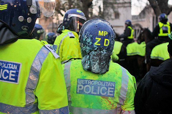 Student national demonstration against the cuts, Parliament, London, Thursday 9th December, 2010