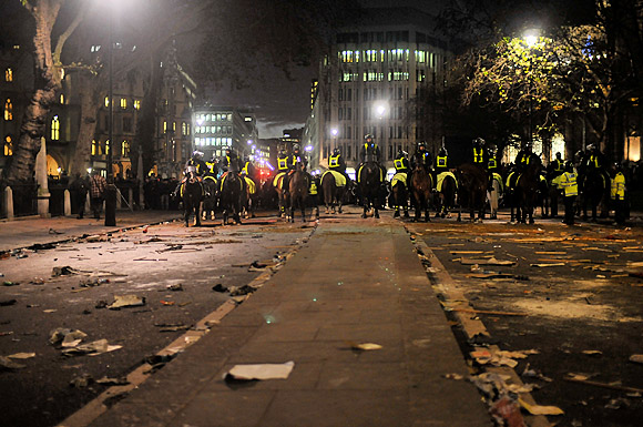 Student national demonstration against the cuts, Parliament, London, Thursday 9th December, 2010