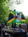 Waving the flag in Kennington Park