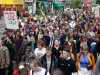 Thousands on the march
