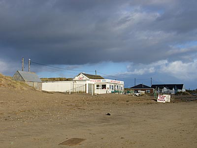 Kit Kat cafe, Camber Sands, Rye, Sussex, UK